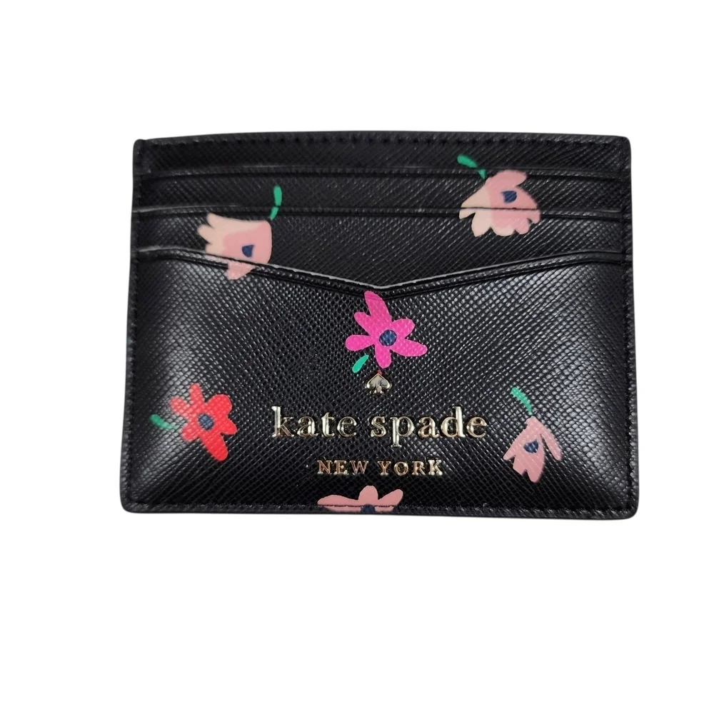 KATE SPADE DITSY BUD SATCHEL WITH MATCHING CREDIT CARD HOLDER